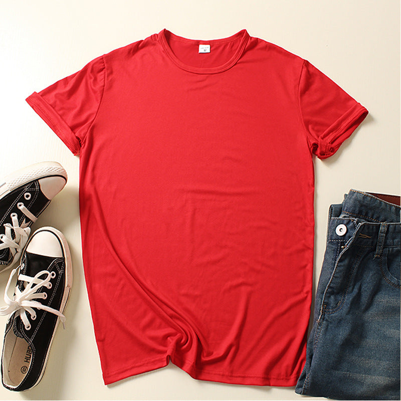 Camiseta de manga corta con cullo redondo