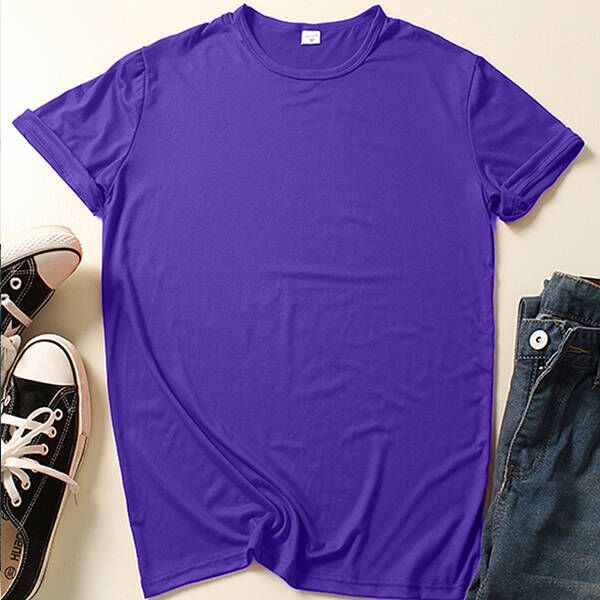 Camiseta de manga corta con cullo redondo