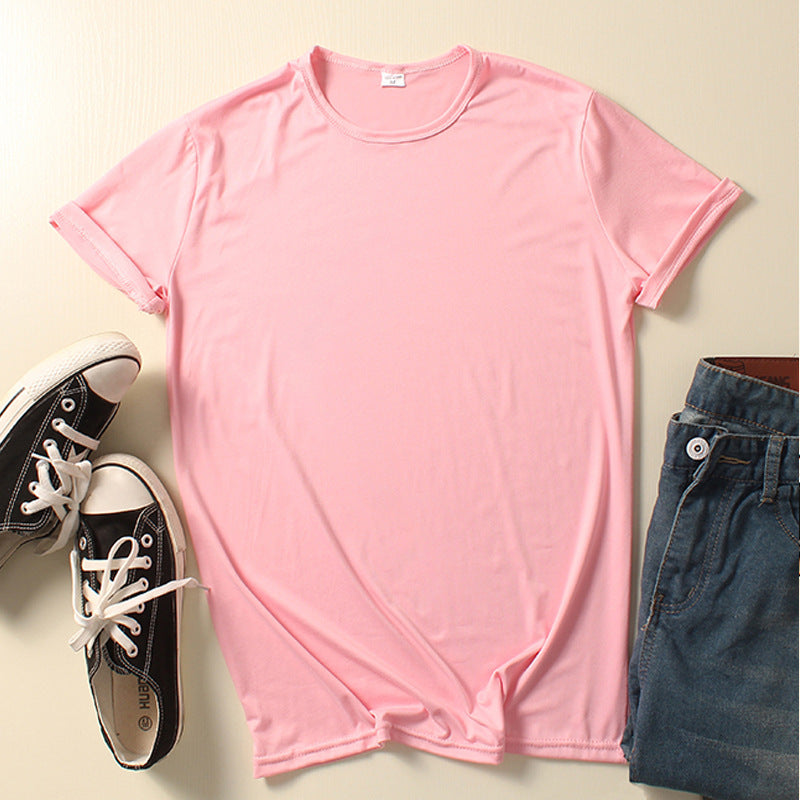 Camiseta de manga corta con cullo redondo