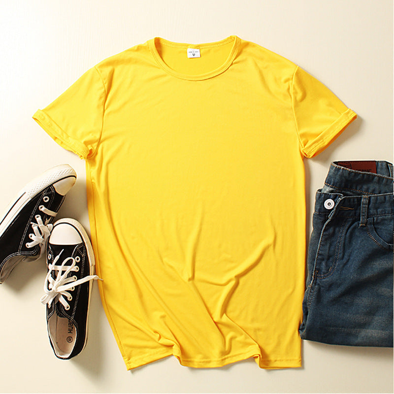 Camiseta de manga corta con cullo redondo